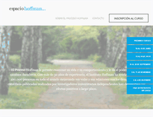 Tablet Screenshot of espaciohoffman.com